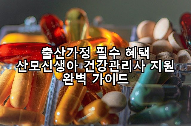 출산가정 필수 혜택 산모신생아 건강관리사 지원 완벽 가이드